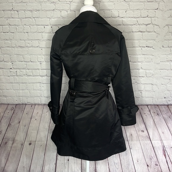 Jones New York Button Down Tie Waist Trench Coat - Picture 5 of 8